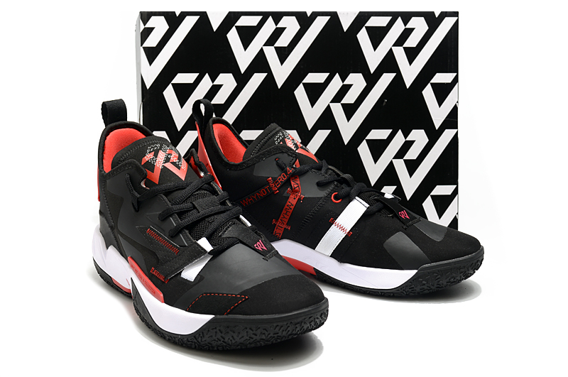 Jordan Why Not Zer0.4 Black Red White Shoes